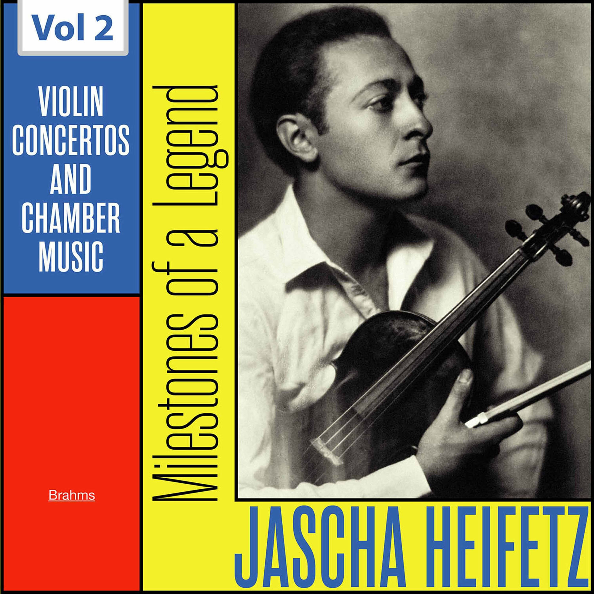 Album cover of Violin Concerto in D Major, Op. 77: I. Allegro non troppo (cadenza by J. Heifetz)