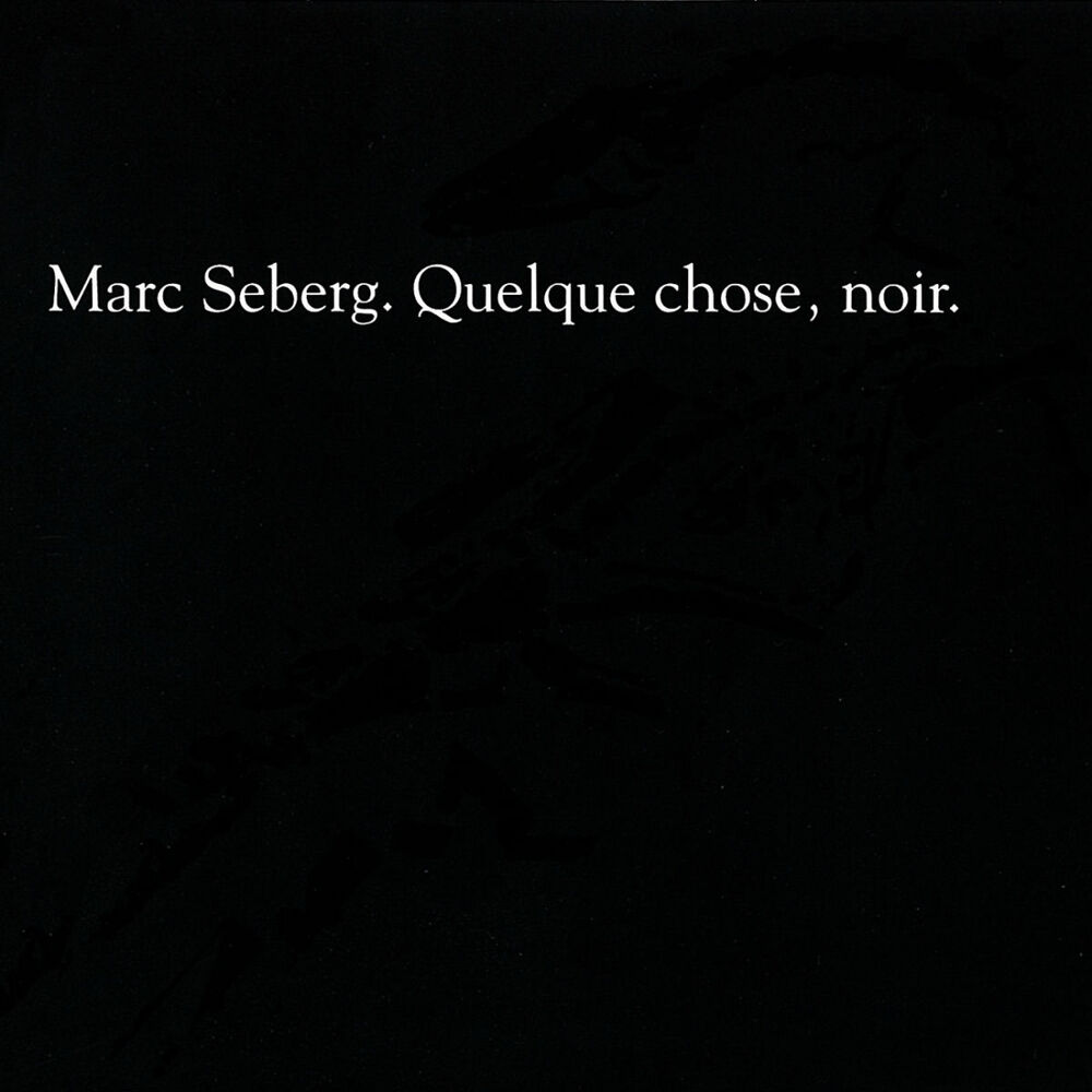 Picture of Quelque chose, noir.