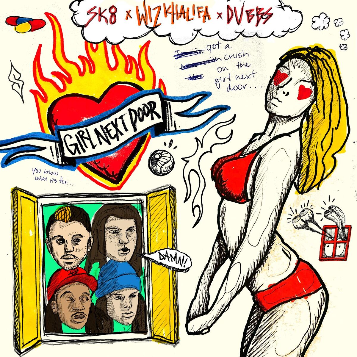 Album cover of Girl Next Door (feat. Wiz Khalifa, DVBBS)