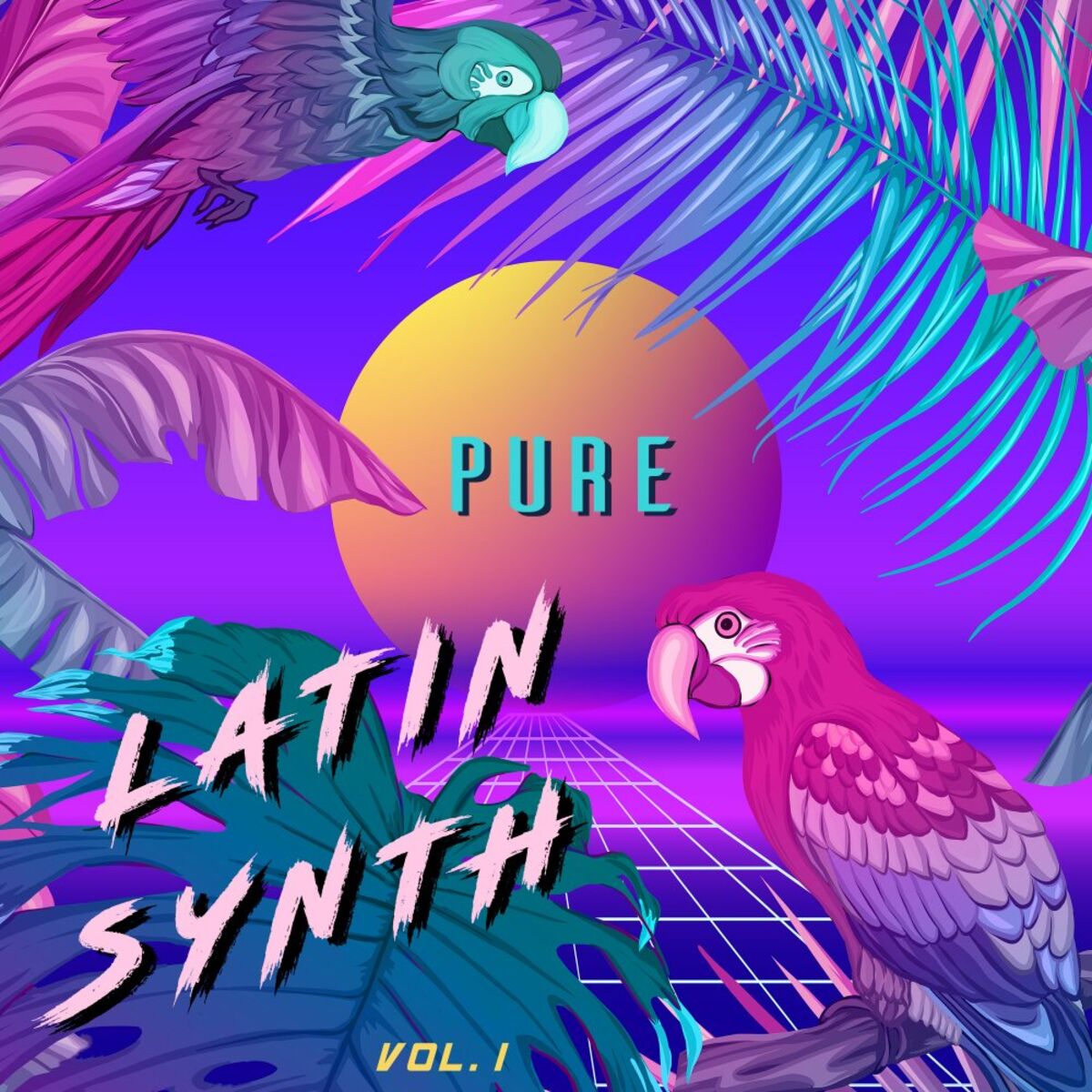 Album cover of Pure Latin Synth, Vol. 1