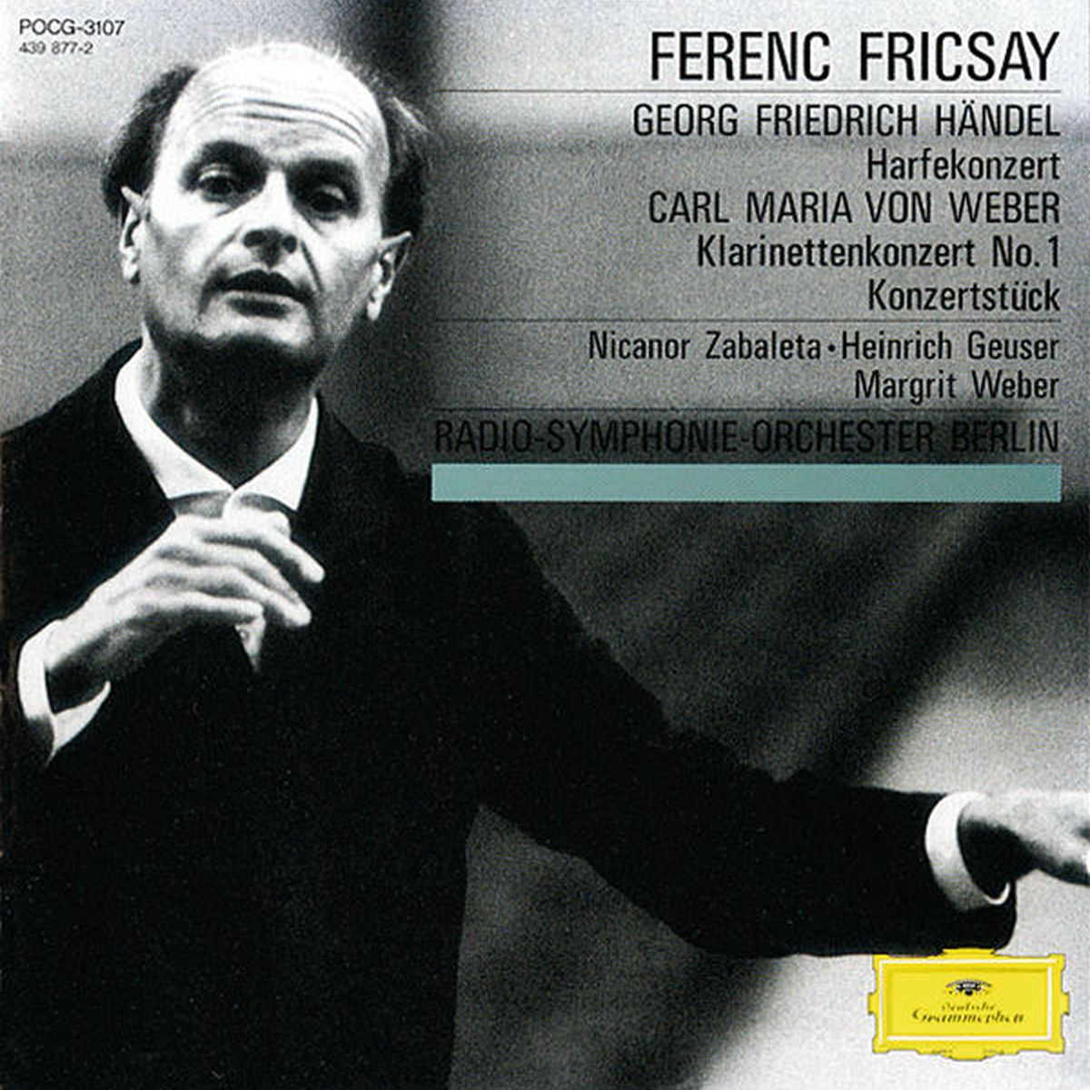 Album cover of Handel: Harp Concerto Op.4, No.6 / Weber: Clarinet Concerto No.1, Op.73; Konzertstück Op.79