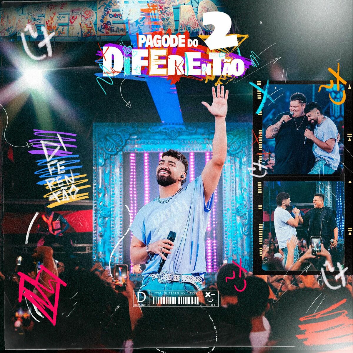 Album cover of Pagode do Diferentão 2 Ao Vivo