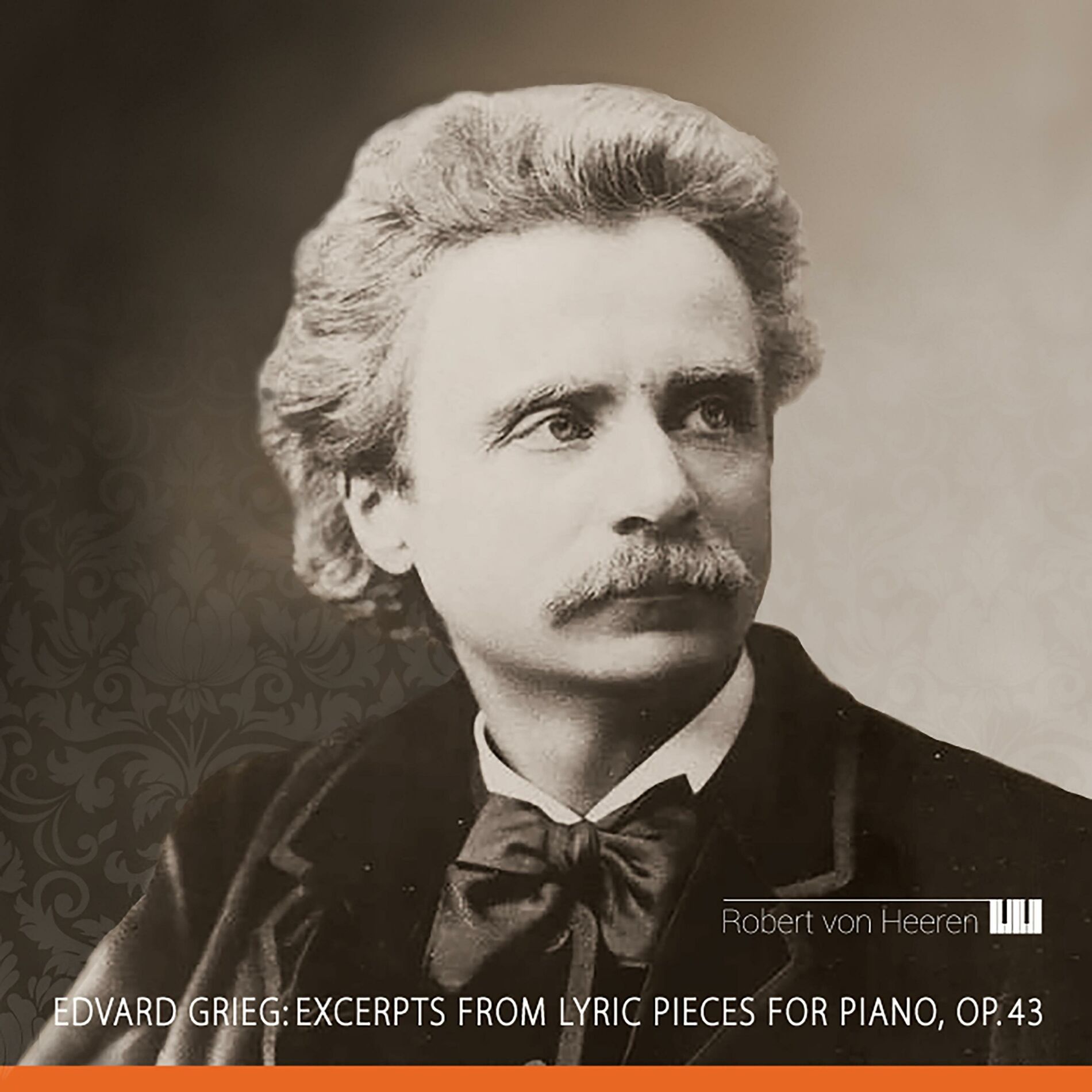 Album cover of Excerpts from lyric pieces for piano, op. 43