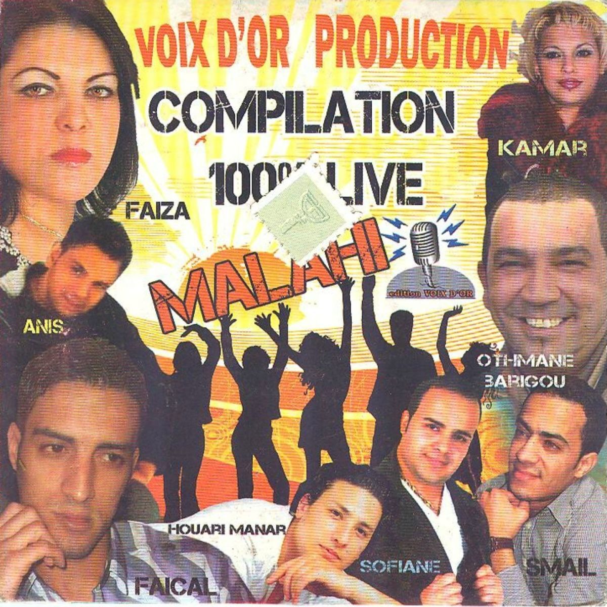 Album cover of Compilation Raï 100% Live