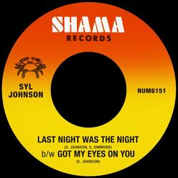 Cover of Last Night Was The Night b/w Got My Eyes On You