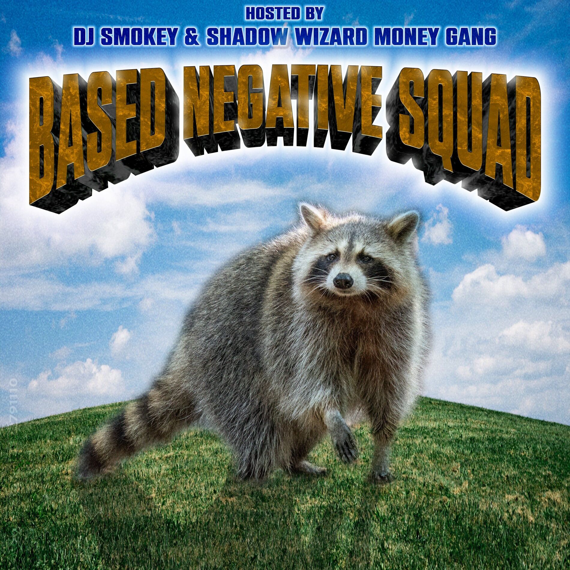 Album cover of BASED NEGATIVE SQUAD (HOSTED BY DJ SMOKEY & SHADOW WIZARD MONEY GANG)