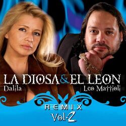 Cover of La Diosa y el León Remix, Vol. 2