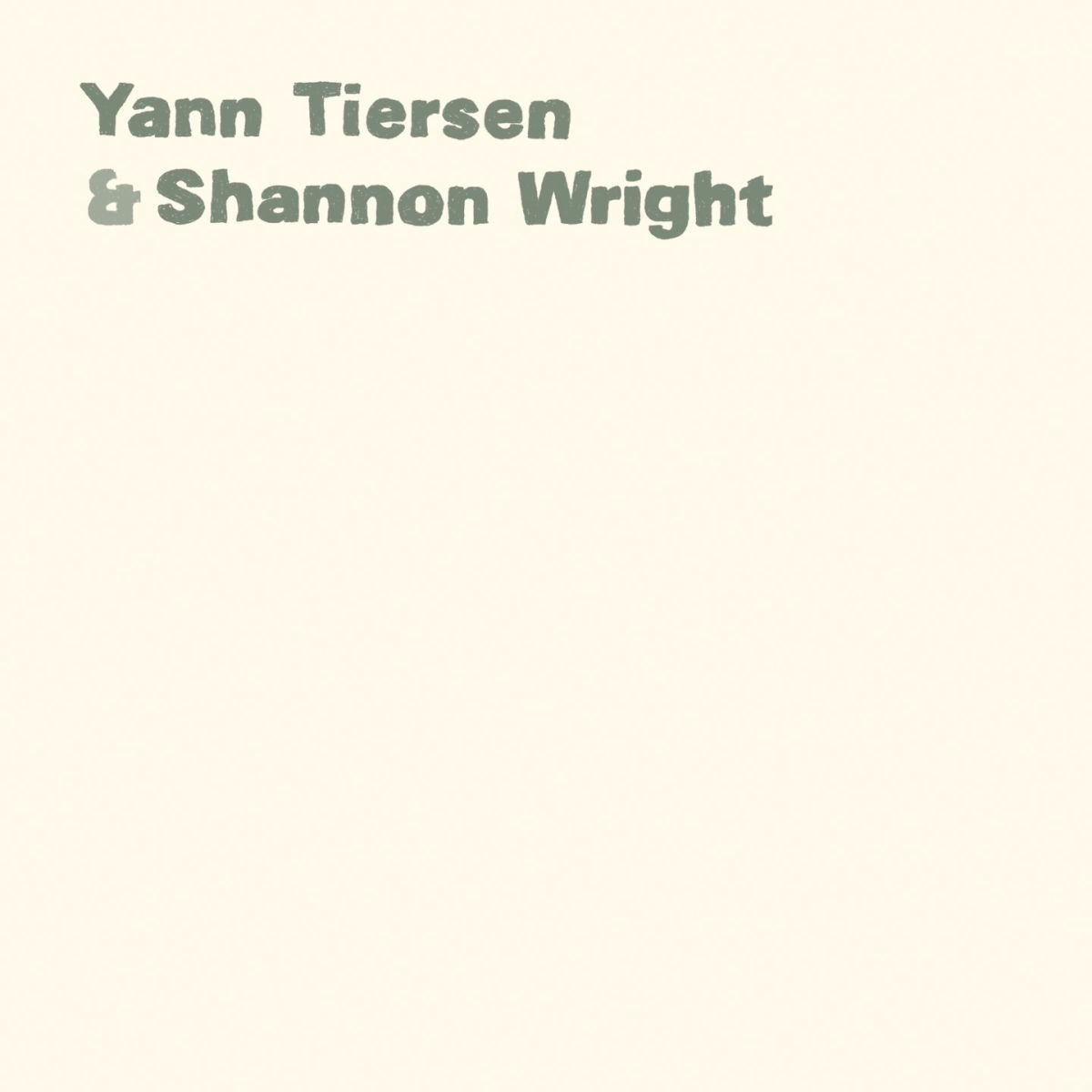 Album cover of Yann tiersen & shannon wright