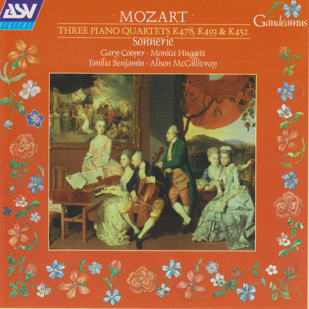 Picture of Mozart: 3 Piano Quartets, K478, K493, K452
