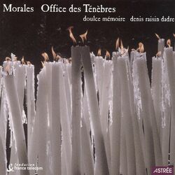 Cover of Cristóbal de Morales: Office des ténèbres