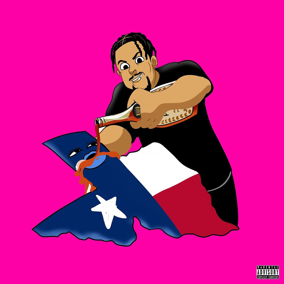 Album cover of She Won't Leave Houston
