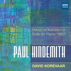 Cover of Hindemith: Piano Sonatas Nos. 1-3; Suite for Piano "1922"