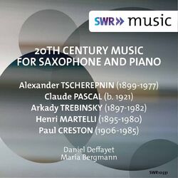 Cover of 20th Century Music for Saxophone & Piano