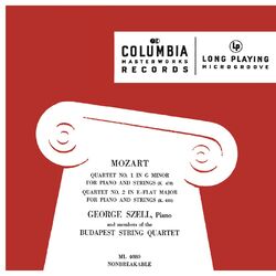 Cover of Mozart: Piano Quartets Nos. 1 & 2