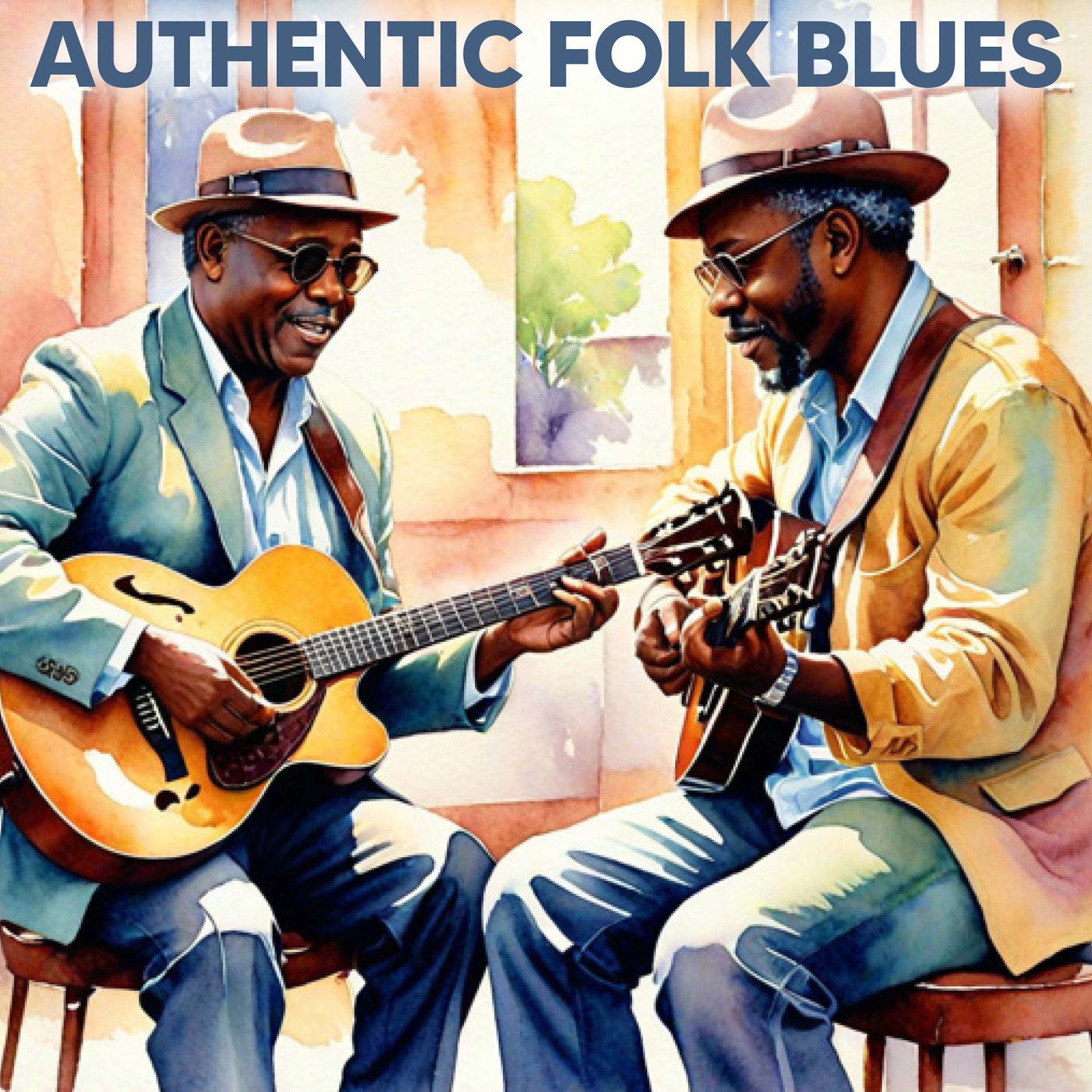 Album cover of Authentic Folk Blues