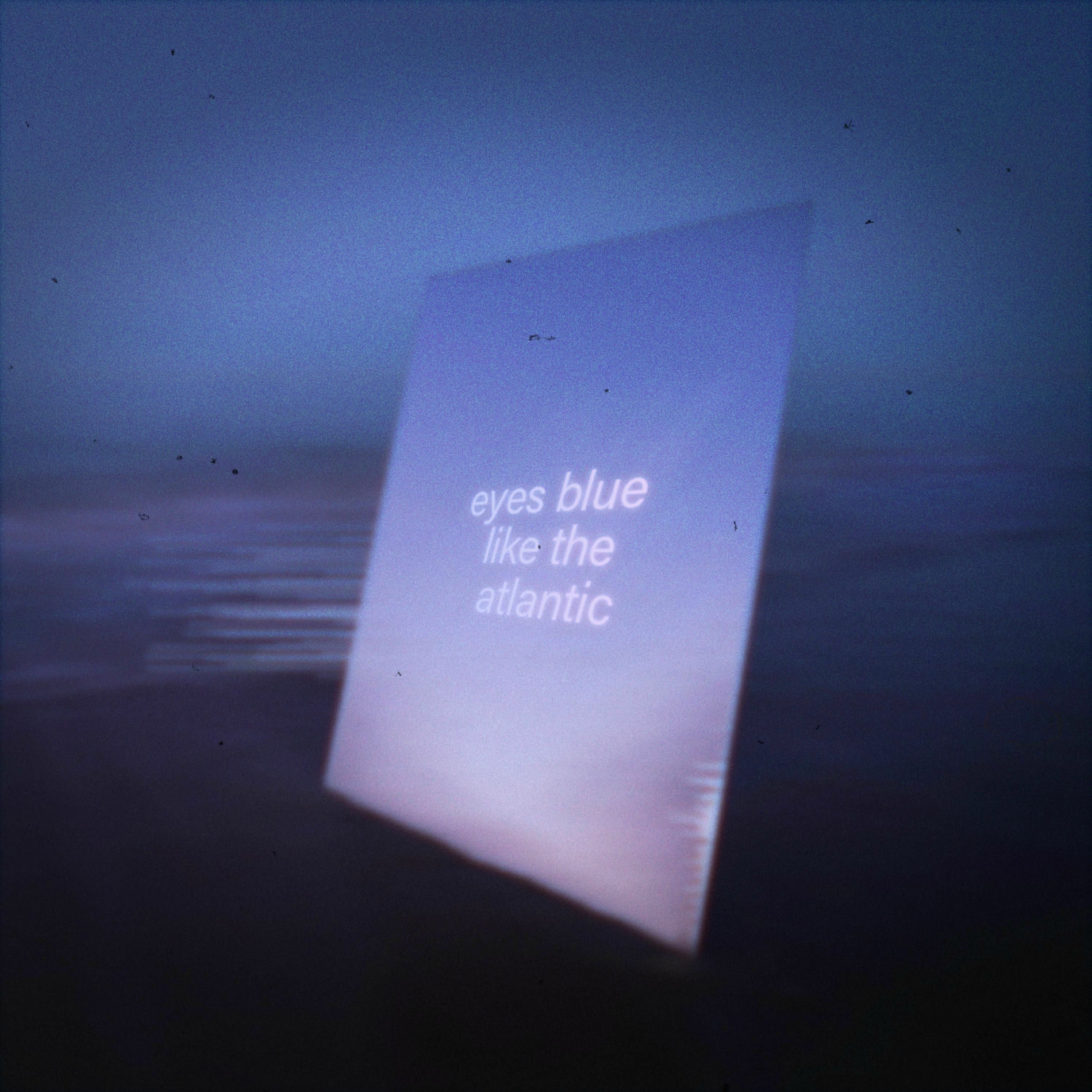 Album cover of eyes blue like the atlantic (8D sped up) - rap