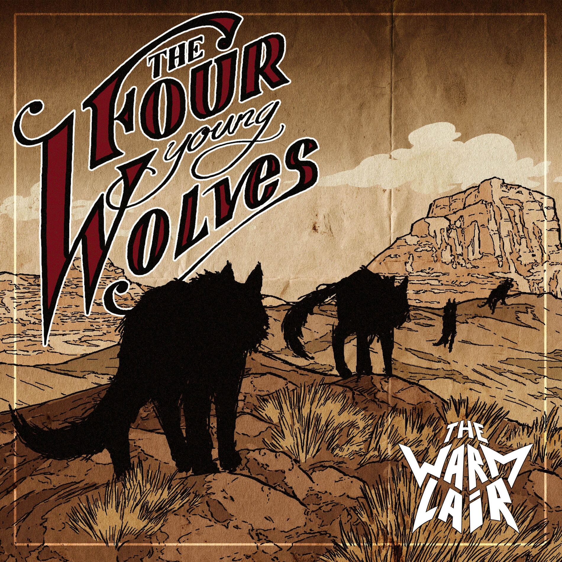 Album cover of The Four Young Wolves (Single version)
