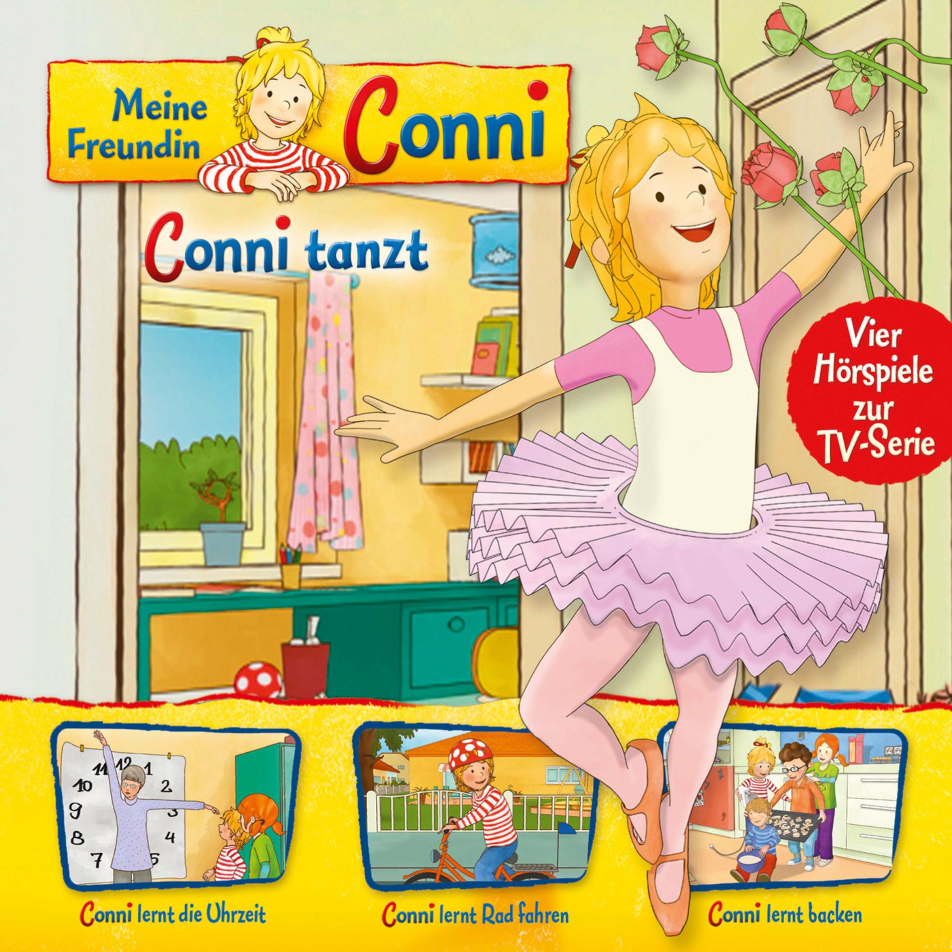 Album picture of 03: Conni tanzt / Conni lernt die Uhrzeit / Conni lernt Rad fahren / Conni lernt backen (Vier Hörspiele zur TV-Serie)