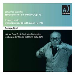 Cover of Brahms: Symphony No. 2 in D Major, Op. 73 - Haydn: Symphony No. 93 in D Major, Hob. I:93