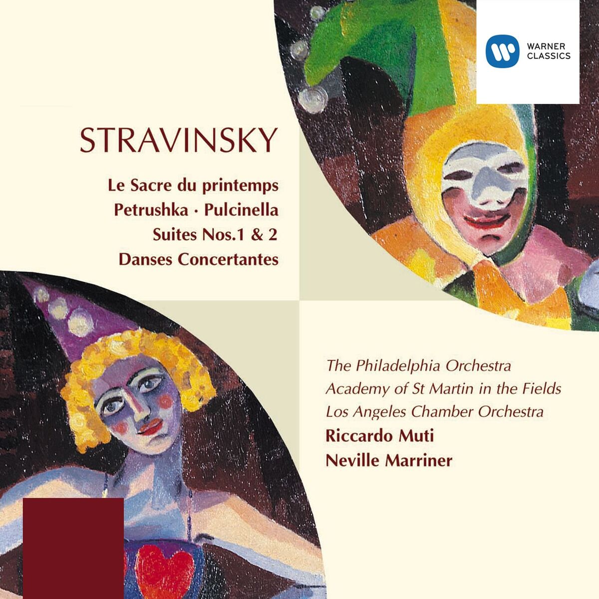 Album cover of Stravinsky: Le Sacre du printemps, Petrushka, Pulcinella, Suites Nos. 1 & 2, Danses concertantes