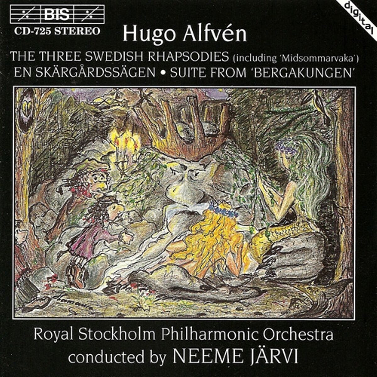 Album cover of Alfven: 3 Swedish Rhapsodies