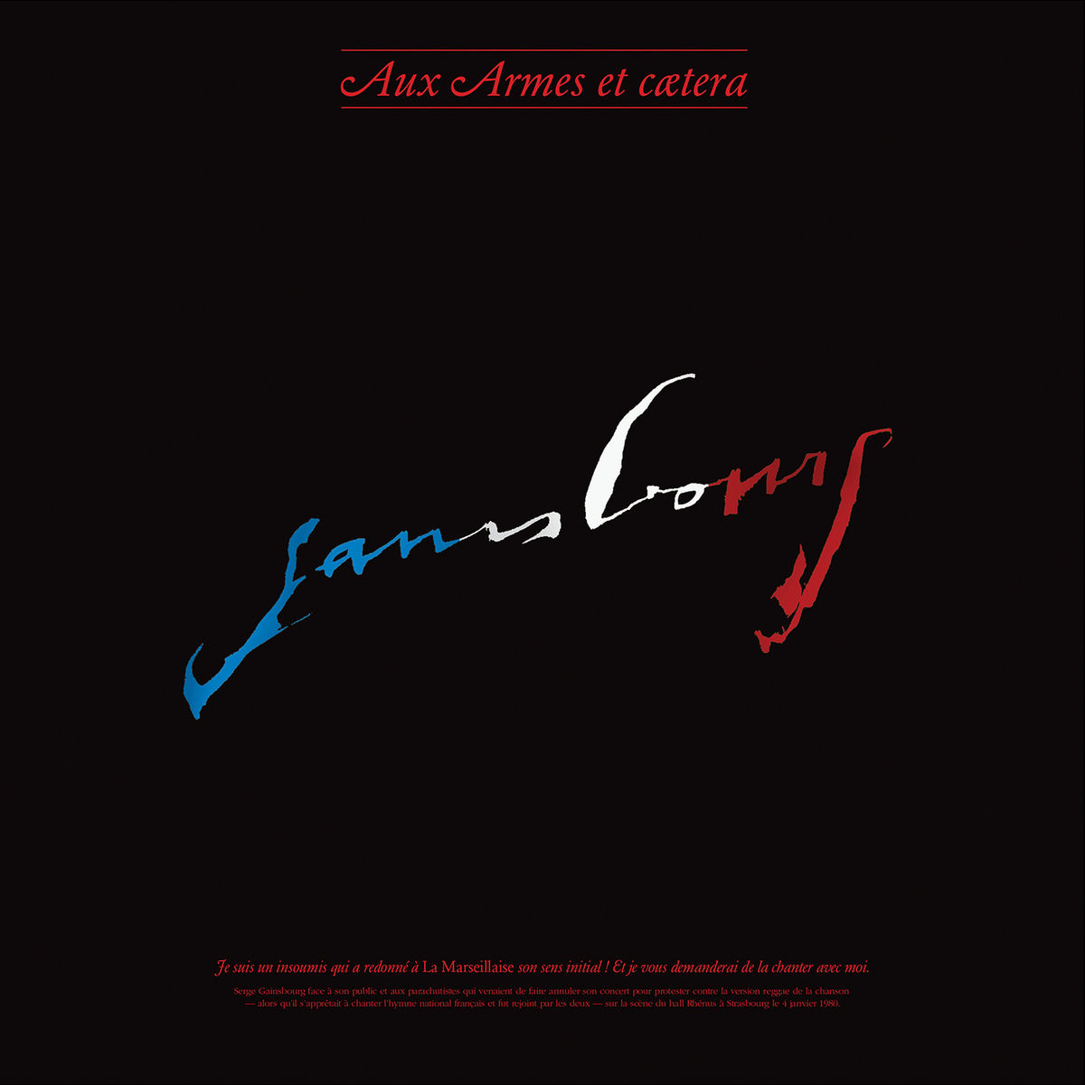 Album cover of Aux armes et caetera