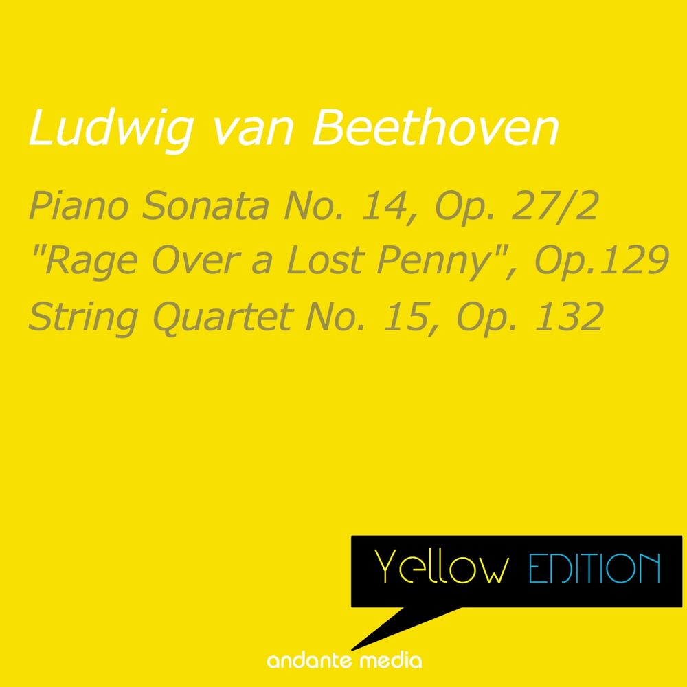 Picture of Yellow Edition - Beethoven: Piano Sonata No. 14 "Moonlight Sonata" & String Quartet No. 15, Op. 132