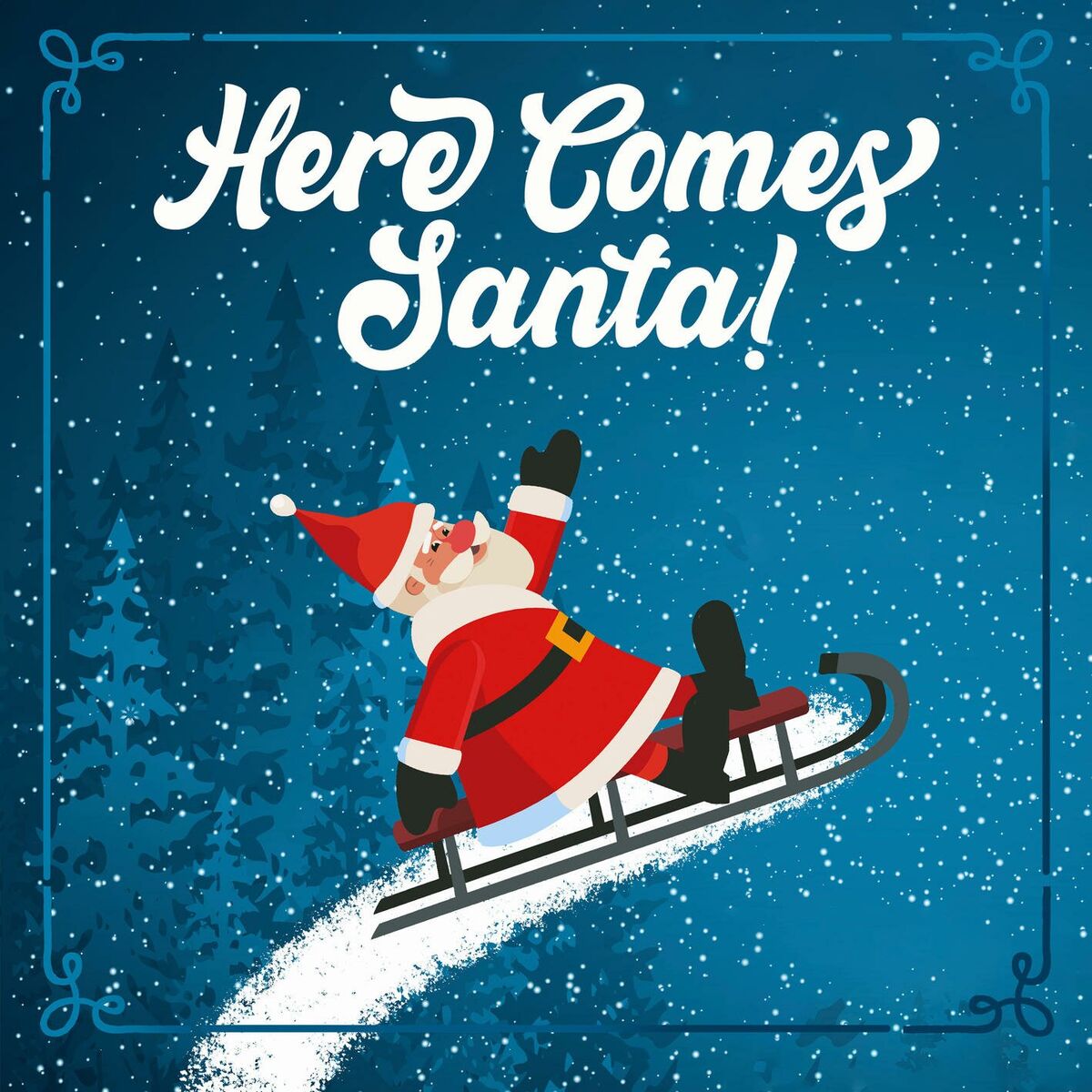 Album cover of Here Comes Santa: Christmas Hits 2023