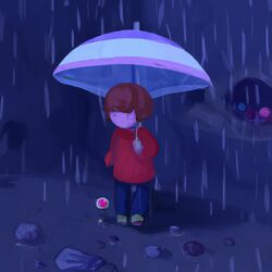 Cover of Fallen Down (From "Undertale") (Rainy Outside Version)