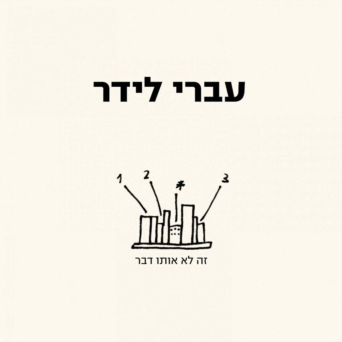 Album cover of זה לא אותו דבר