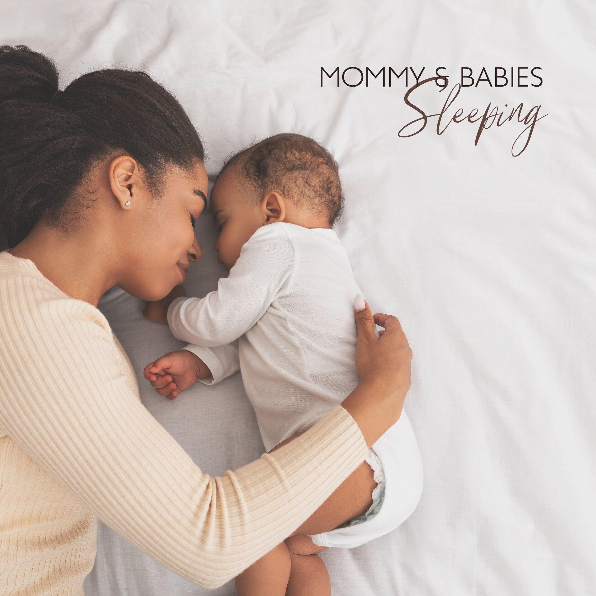 Album cover of Mommy & Babies Sleeping – Songs to Sleep Deep Through the Night, Baby Nightime Music, Lullaby Bedtime