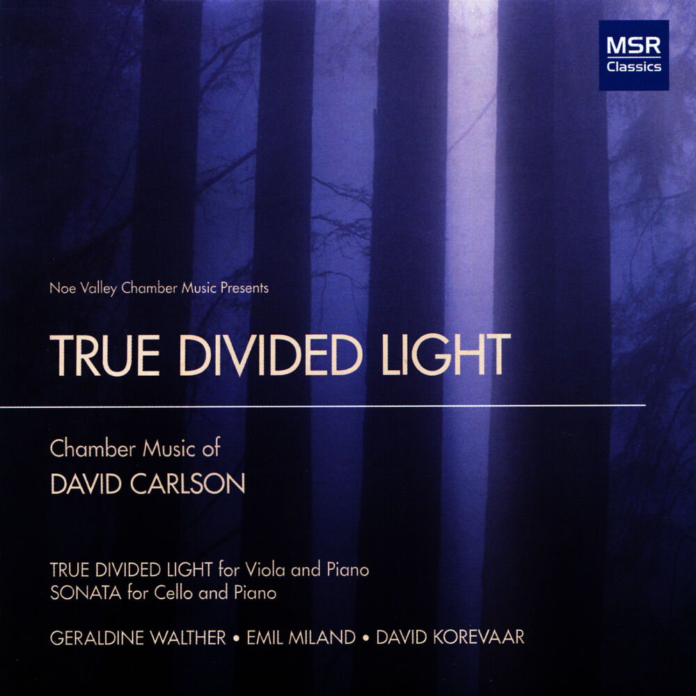 Picture of True Divided Light: Chamber Music of David Carlson