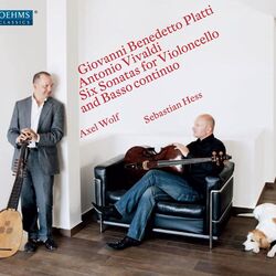 Cover of Platti & Vivaldi: 6 Sonatas for Cello & Basso Continuo