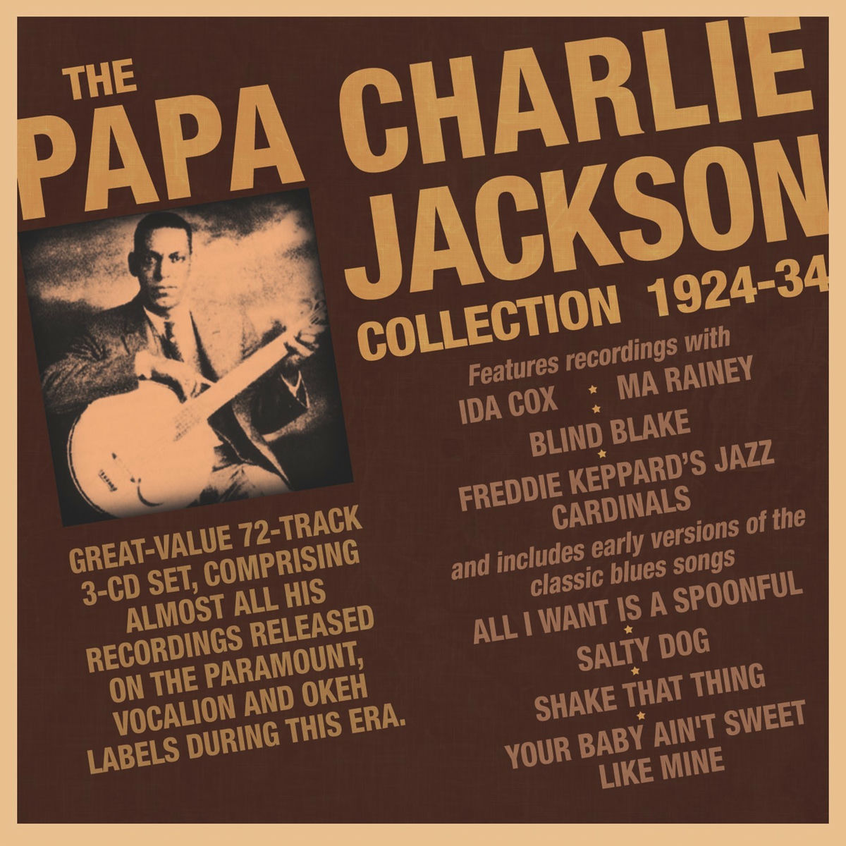 米LP Papa Charlie Jackson Fat Mouth 1924-1929 L1029 YAZOO /00260 Papa Charlie Jackson – Fat Mouth 1924-1929 | Releases | Discogs