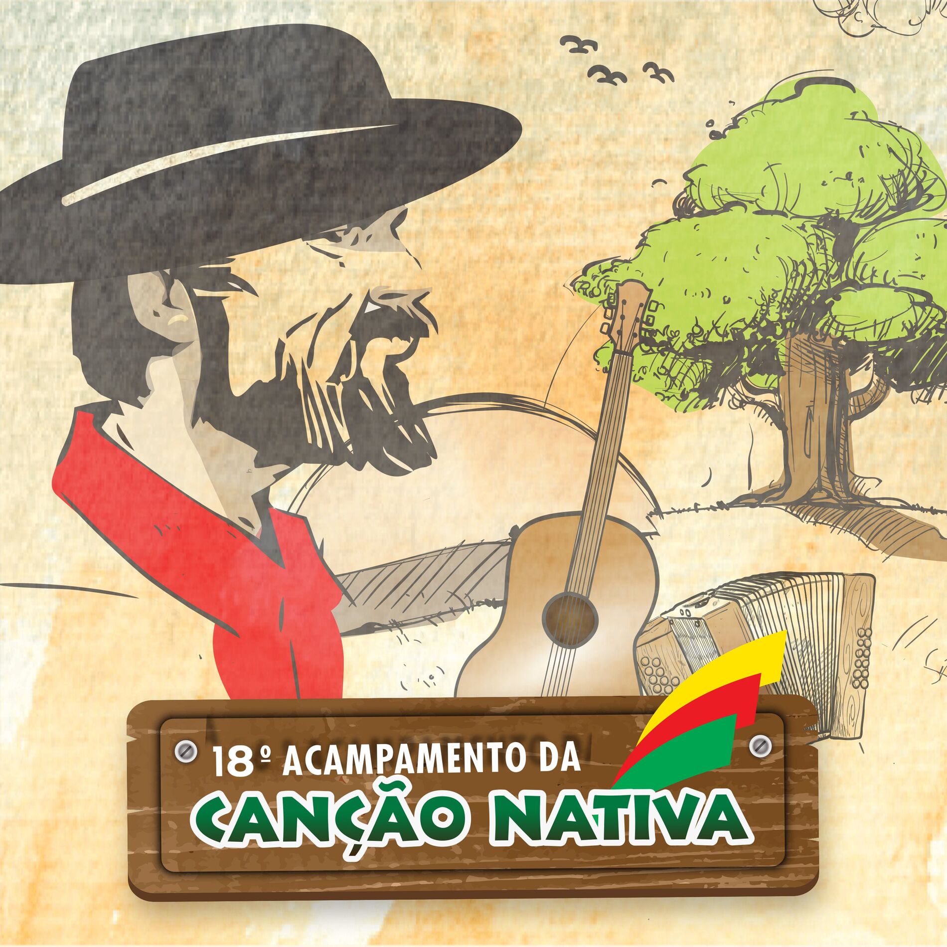 Album cover of 18º Acampamento da Canção Nativa