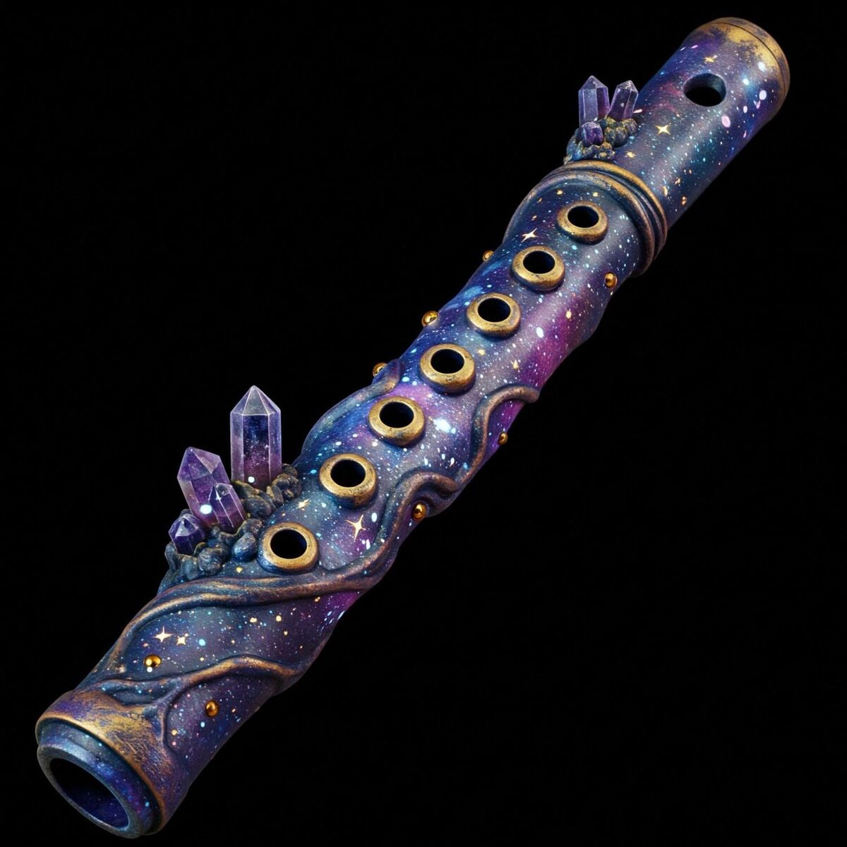 Album cover of Zero Gravity Flute: Meditations for Deep Space Travel, Cosmic Flute Healing