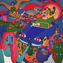 Cover of l.a. in the rear view