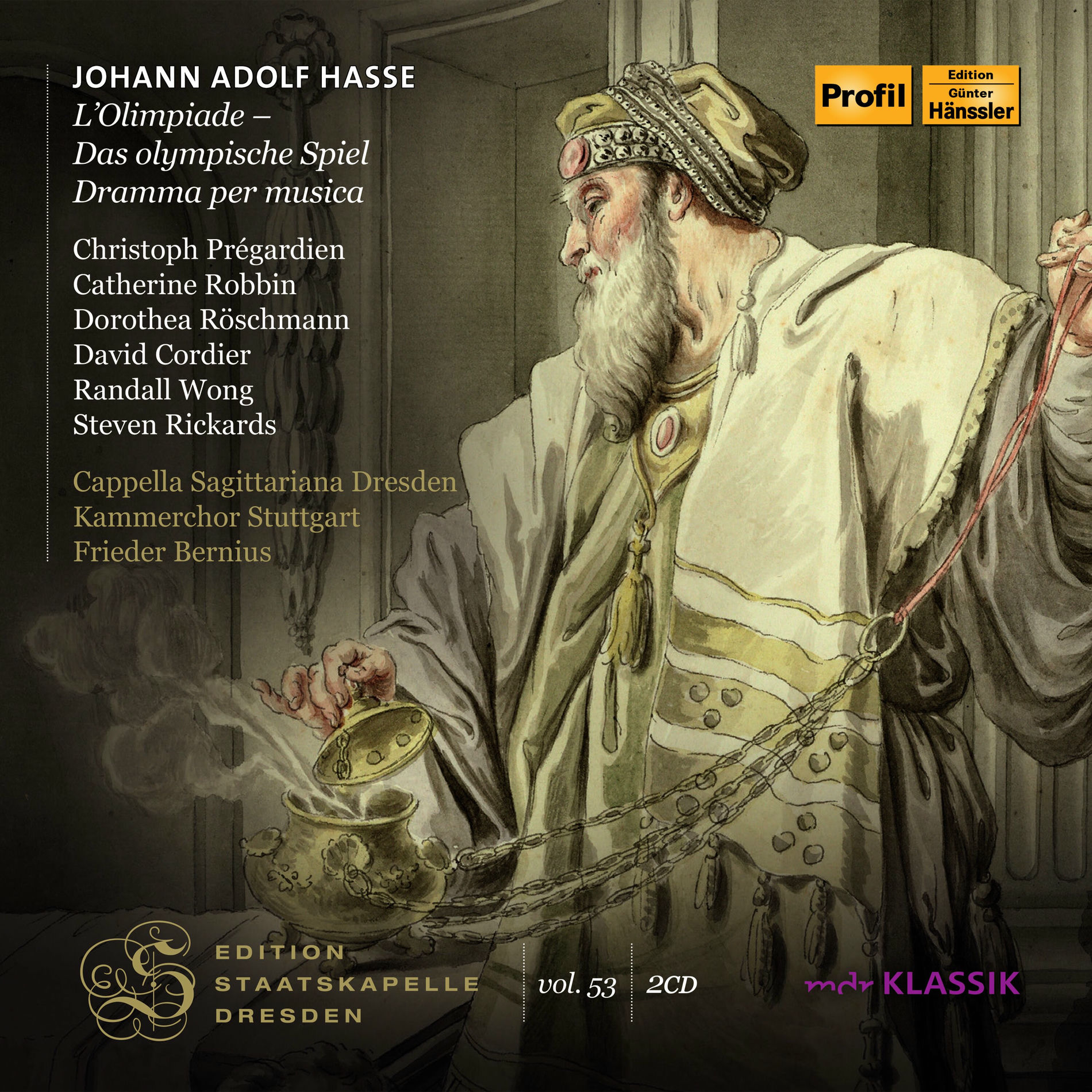 Album cover of Hasse: L'Olimpiade (Live)