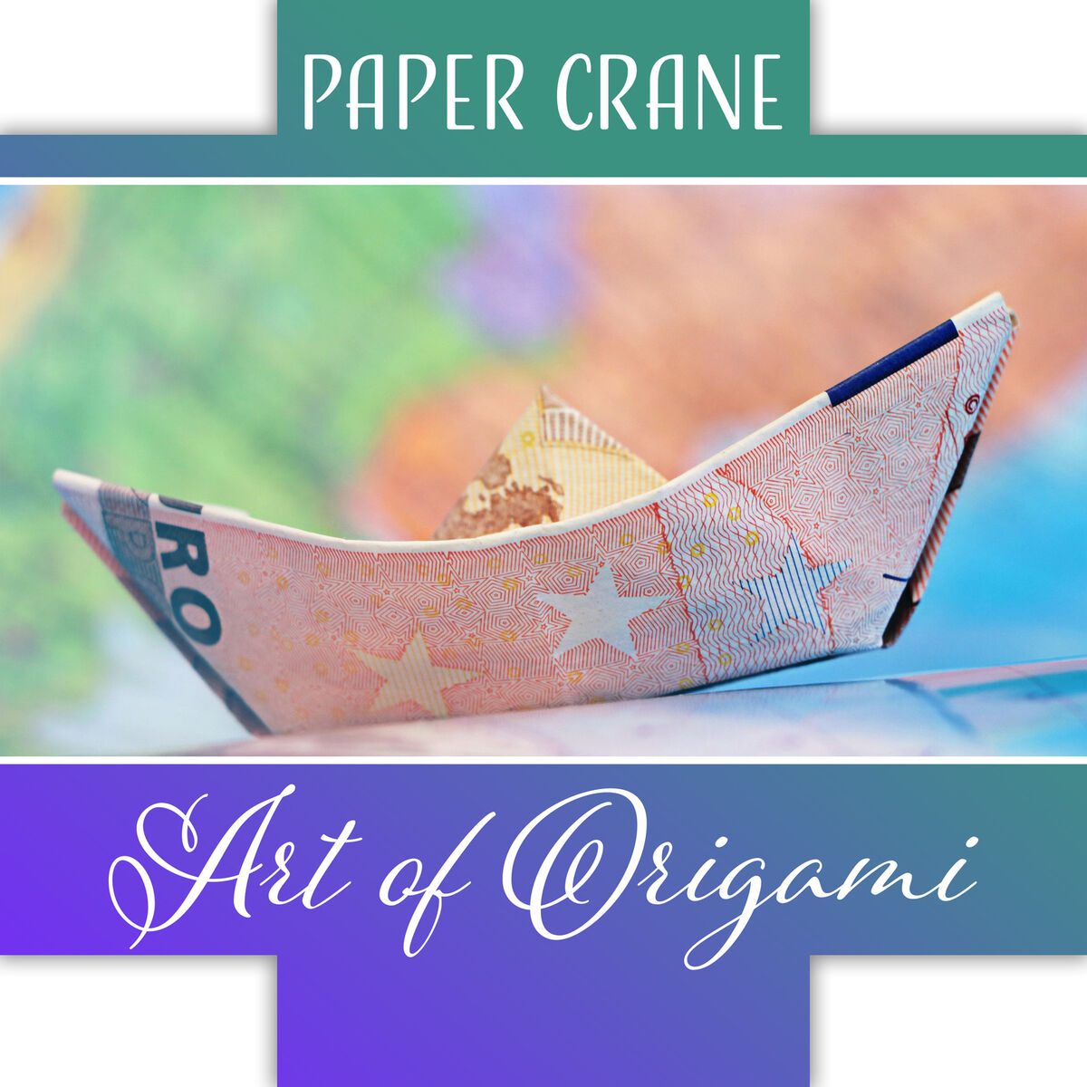 Album cover of Paper Crane - Art of Origami: Quiet Music for Manual Folding Practice, State of Deep Concentration, Japanese Ambient, Asian Craft