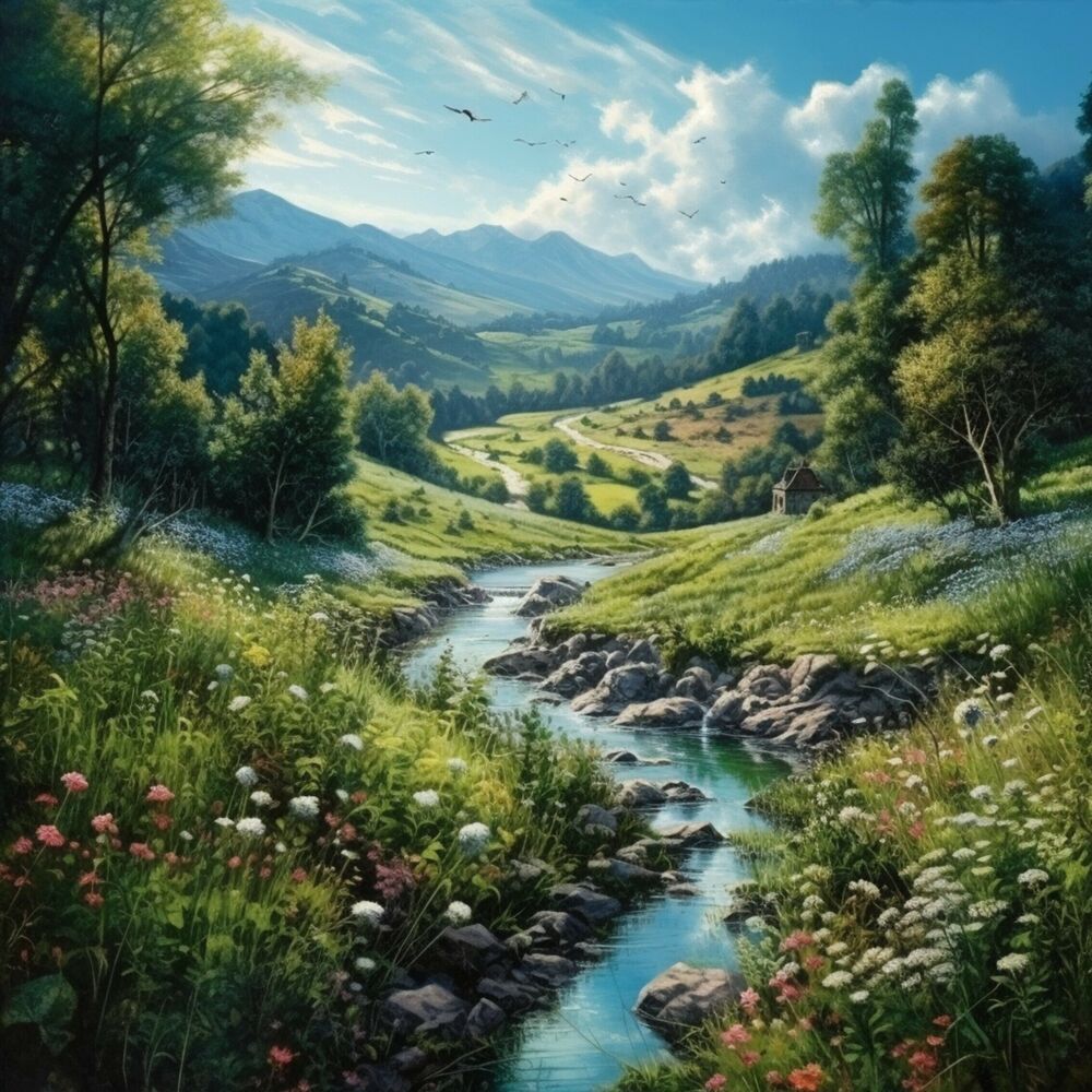 Picture of Tranquil Ripples in 396 Hz Sanctuary