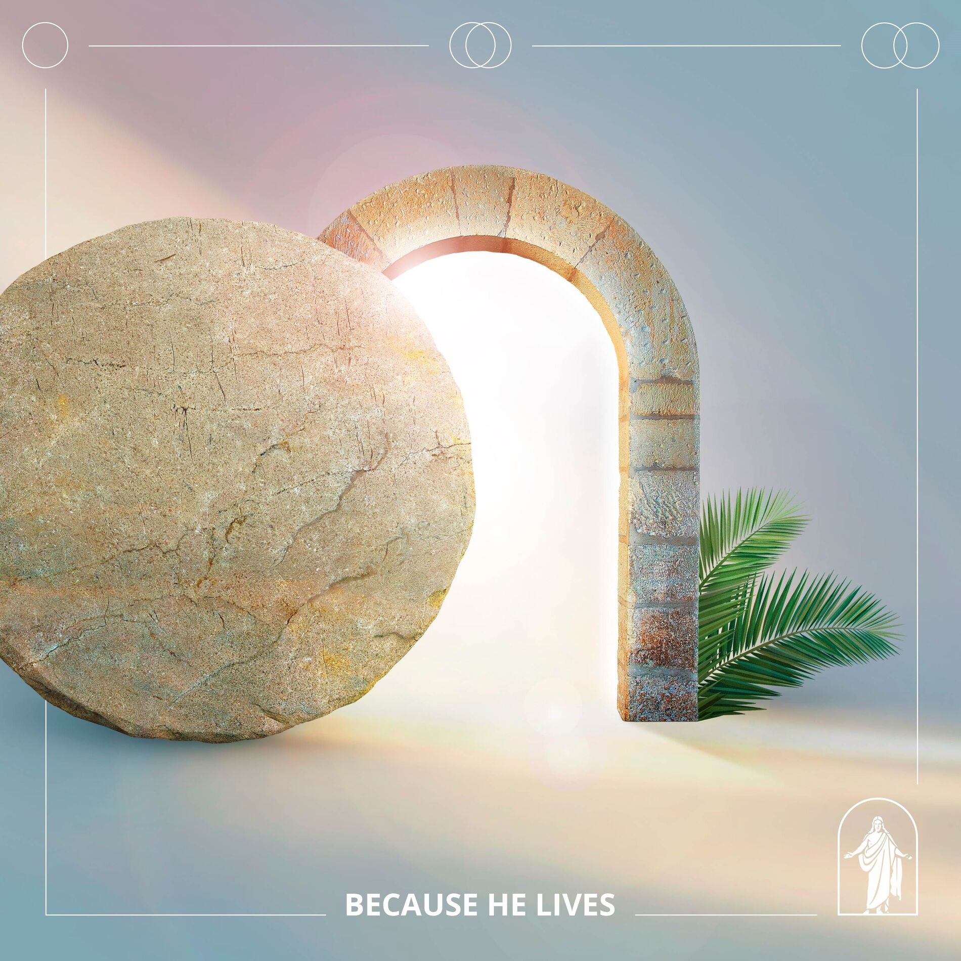 Album cover of Because He Lives