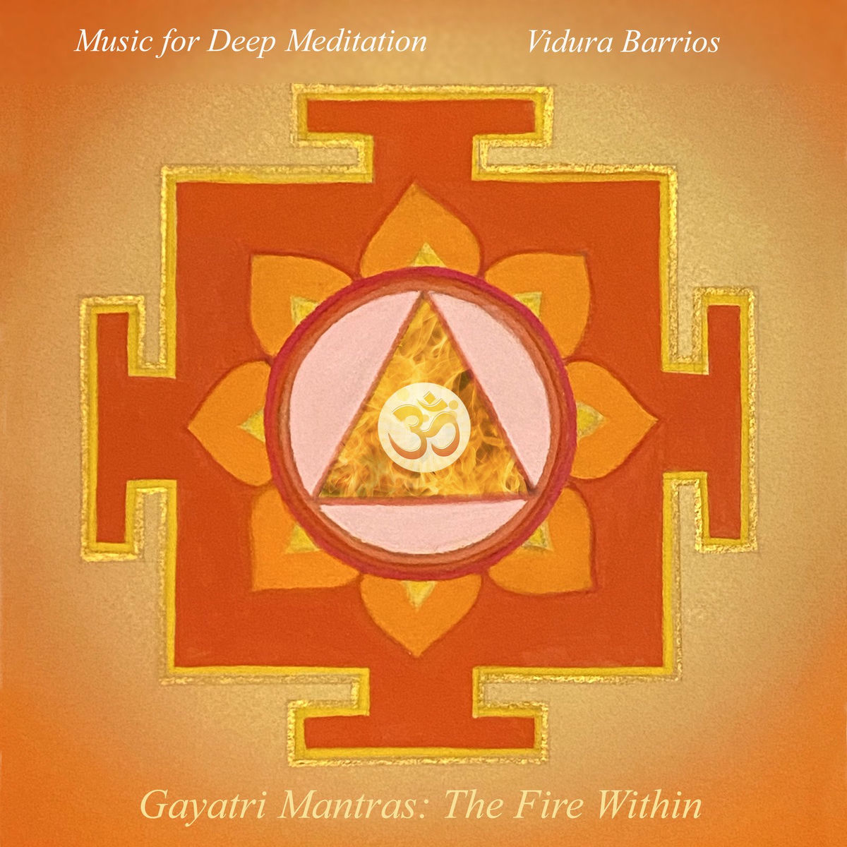Album cover of Gayatri Mantras: The Fire Within