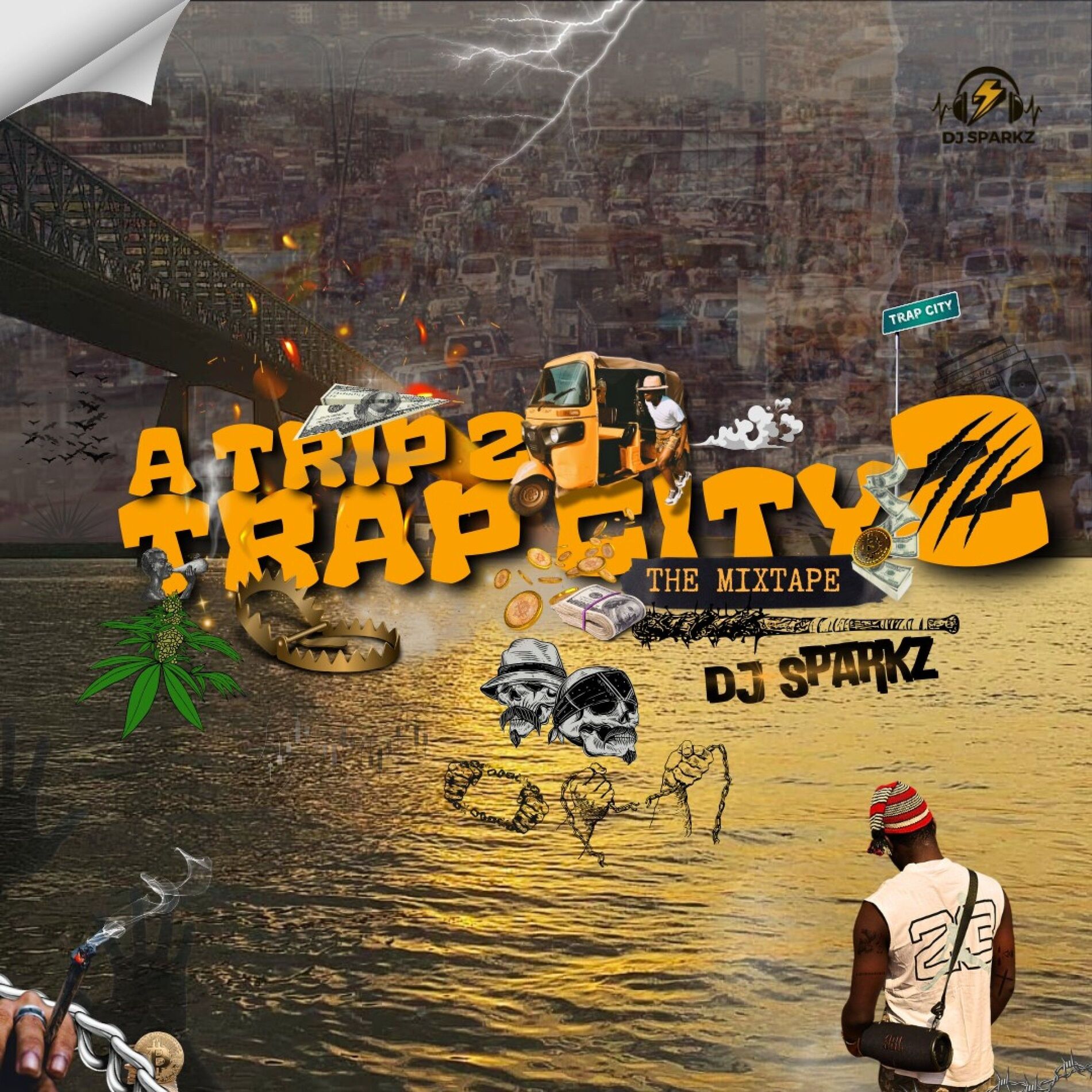 Celebrity Dj Sparkz - Best Selected Trap Mixtape 2023 A-Trip