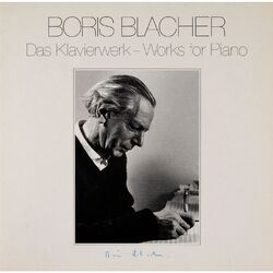 Cover of Blacher: Das Klavierwerk