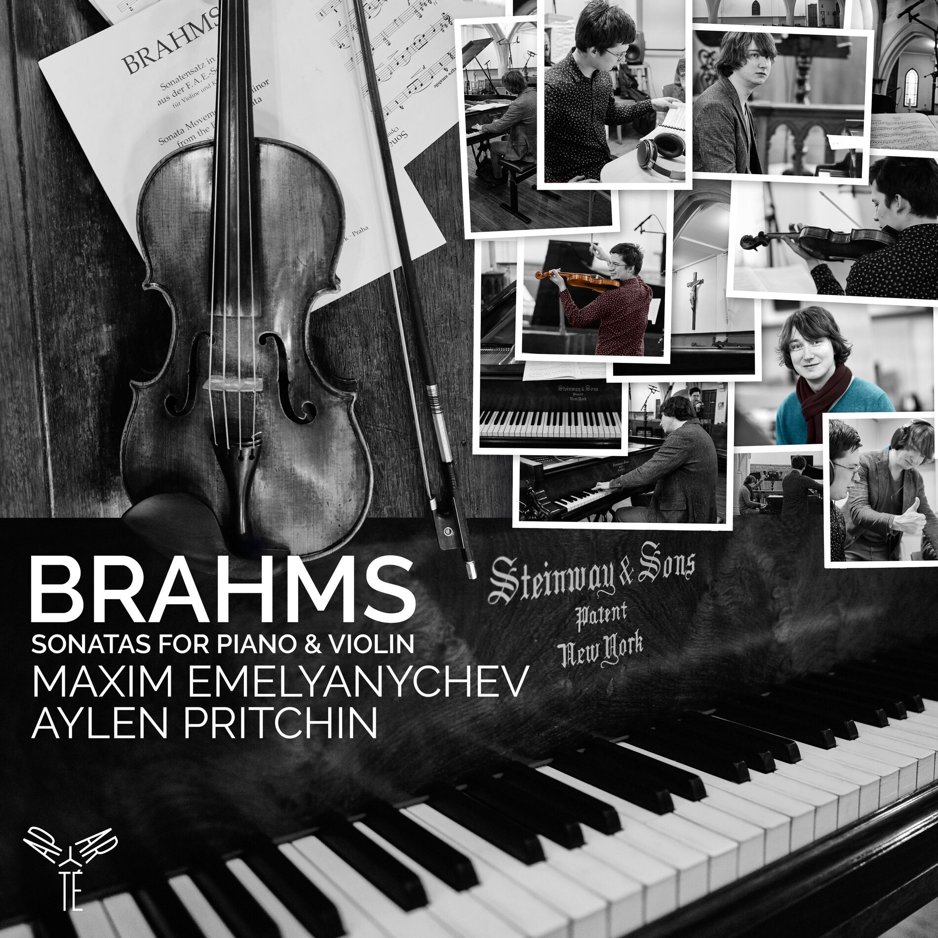 Album cover of Brahms: Sonatas for Piano and Violin