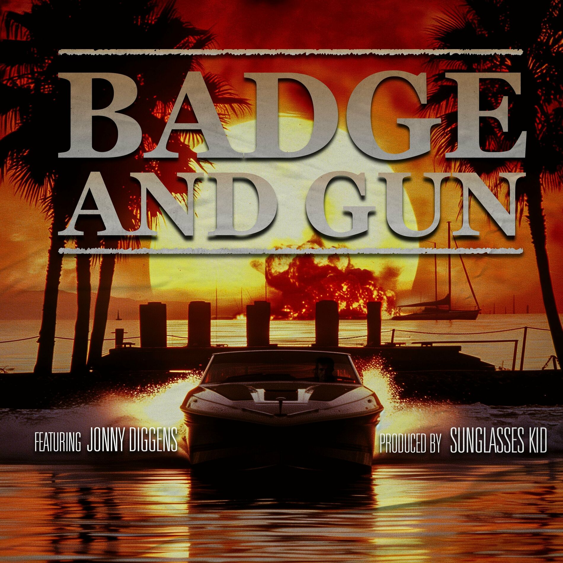 Album cover of Badge and gun (feat. Jonny Diggens)
