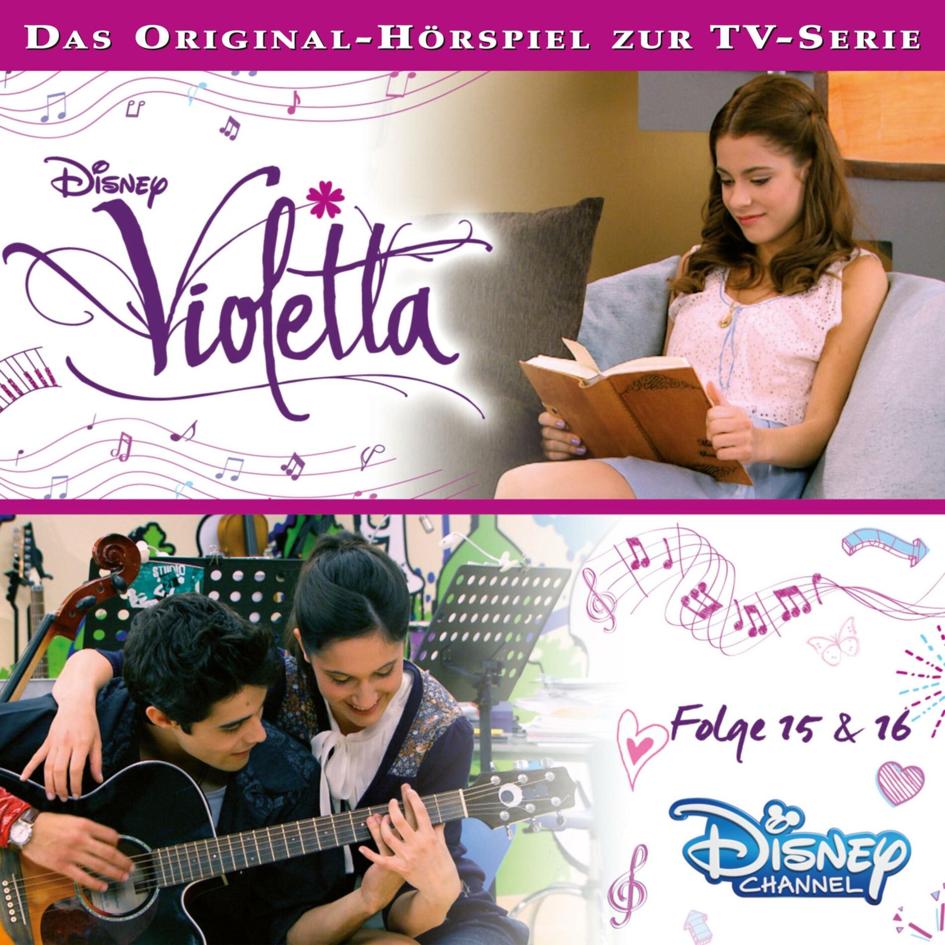 Album cover of Violetta: Folge 15 & 16 (Hörspiel zur Disney TV-Serie)