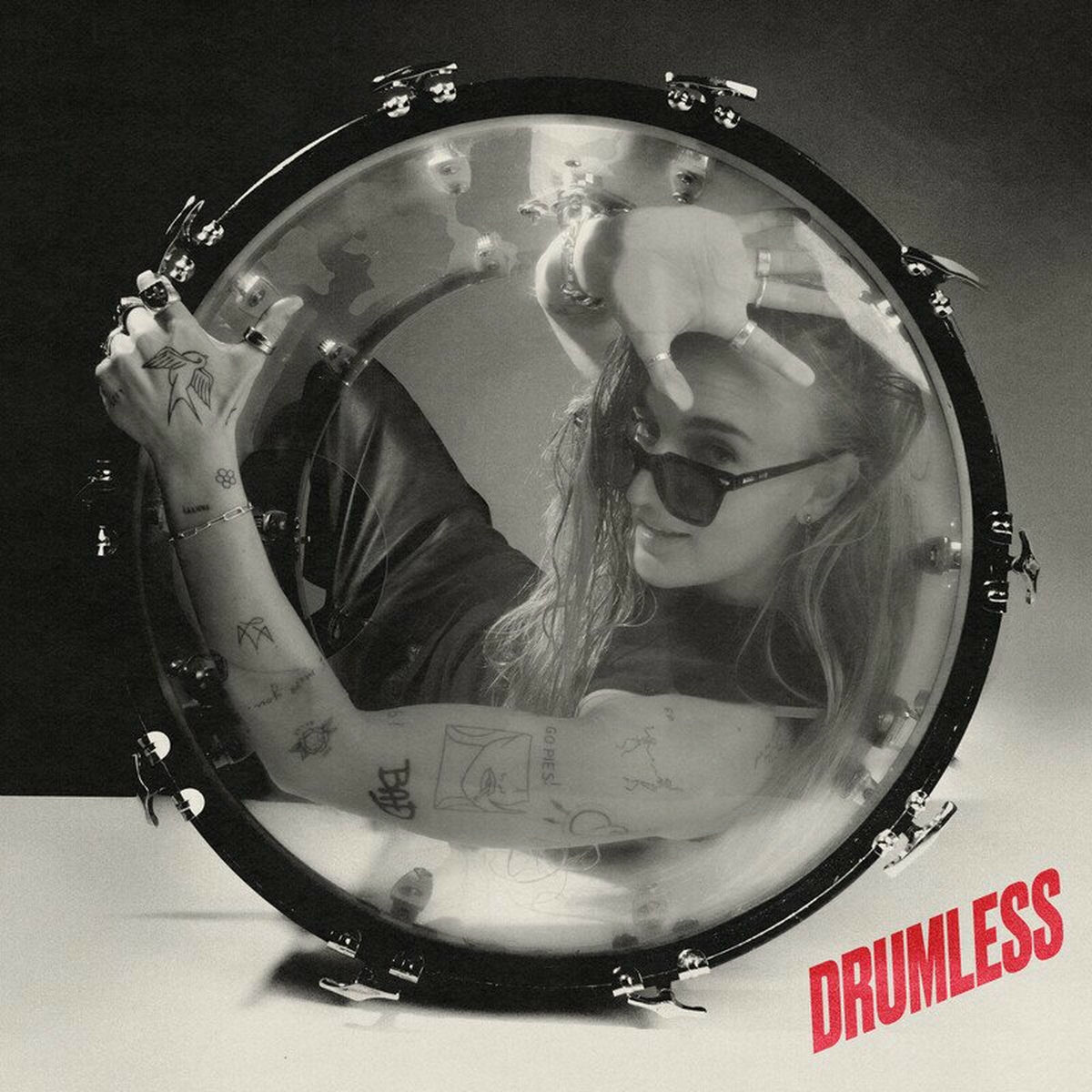 Album cover of drumless
