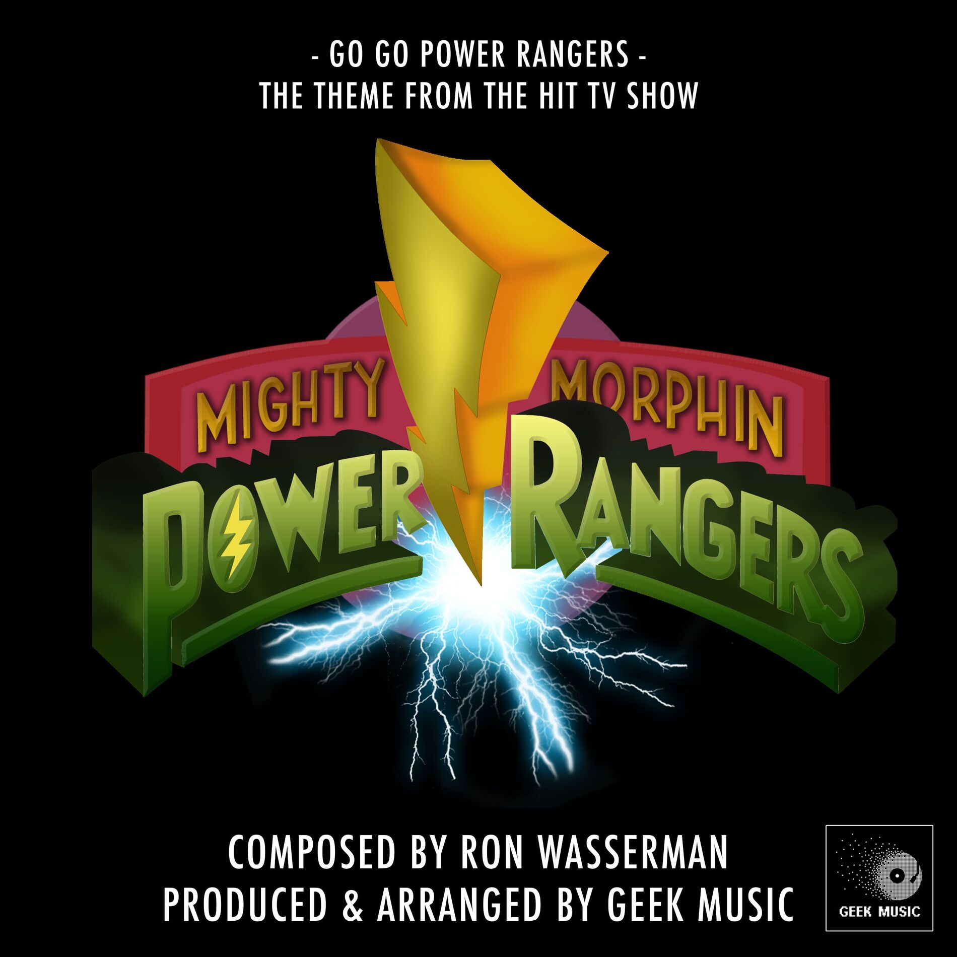 Album cover of Mighty Morphin Power Rangers: Go Go Power Rangers: Main Theme