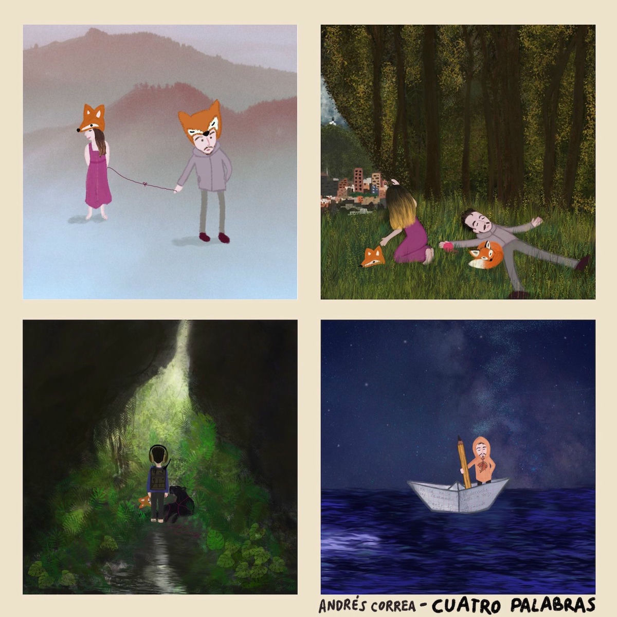 Album cover of Cuatro Palabras